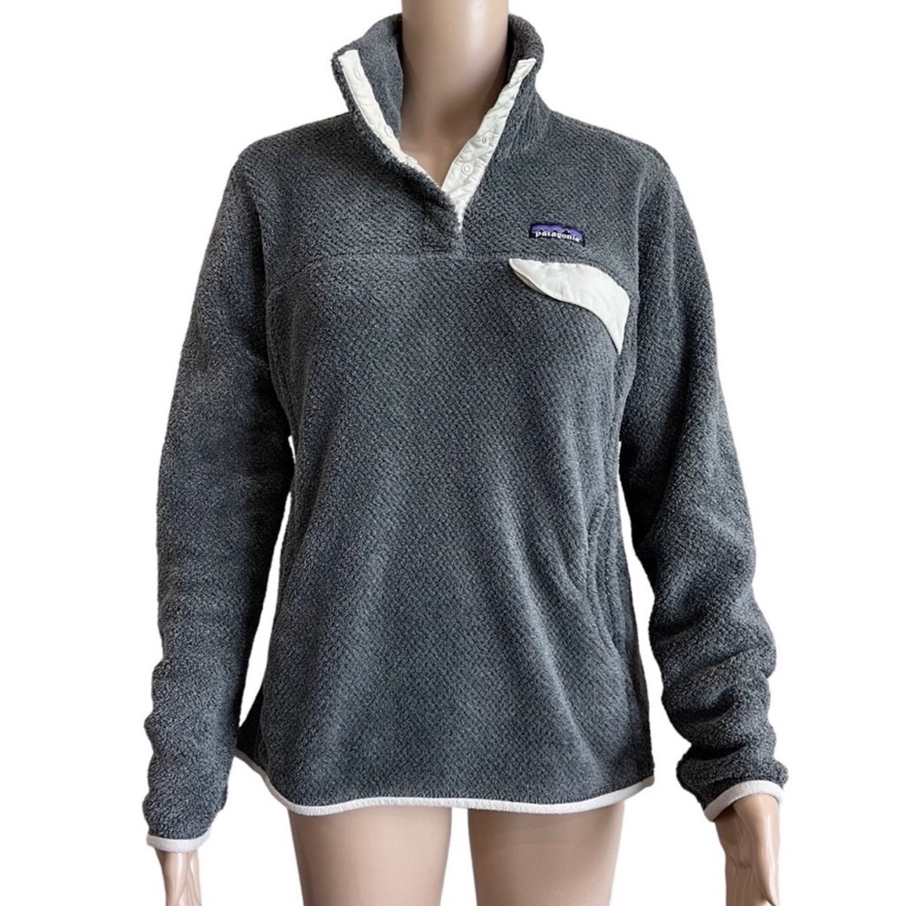 Patagonia Re-Tool Snap Fleece Pullover | Woman’s Small Grey